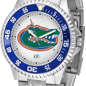 SunTime Men's Competitor 40mm Quartz Watch, 20mm Stainless Steel Strap, Gameday